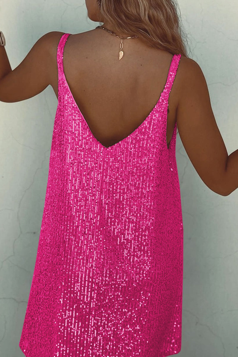 Women Mini Dress | Adjustable Spaghetti Strap Construction Design
