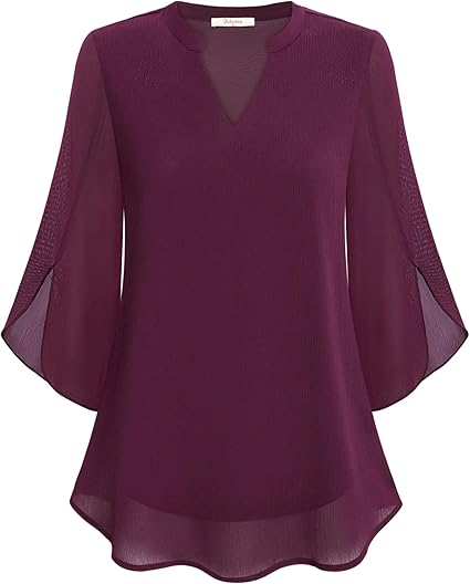 Women Blouse | Three Quarter Sleeve Relaxed Fit Design