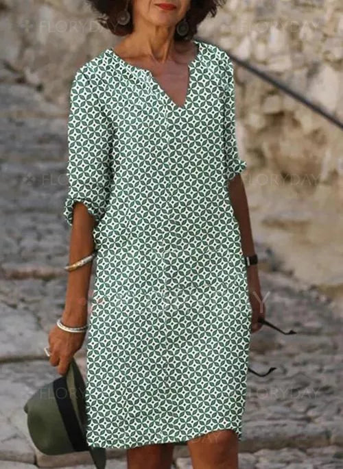 Women Dress | Loose Fit Short Sleeve Design
