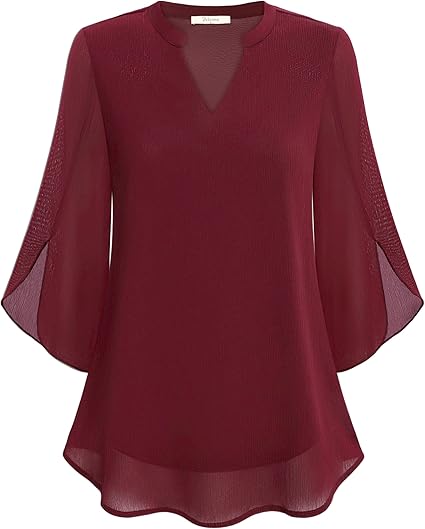 Women Blouse | Three Quarter Sleeve Relaxed Fit Design