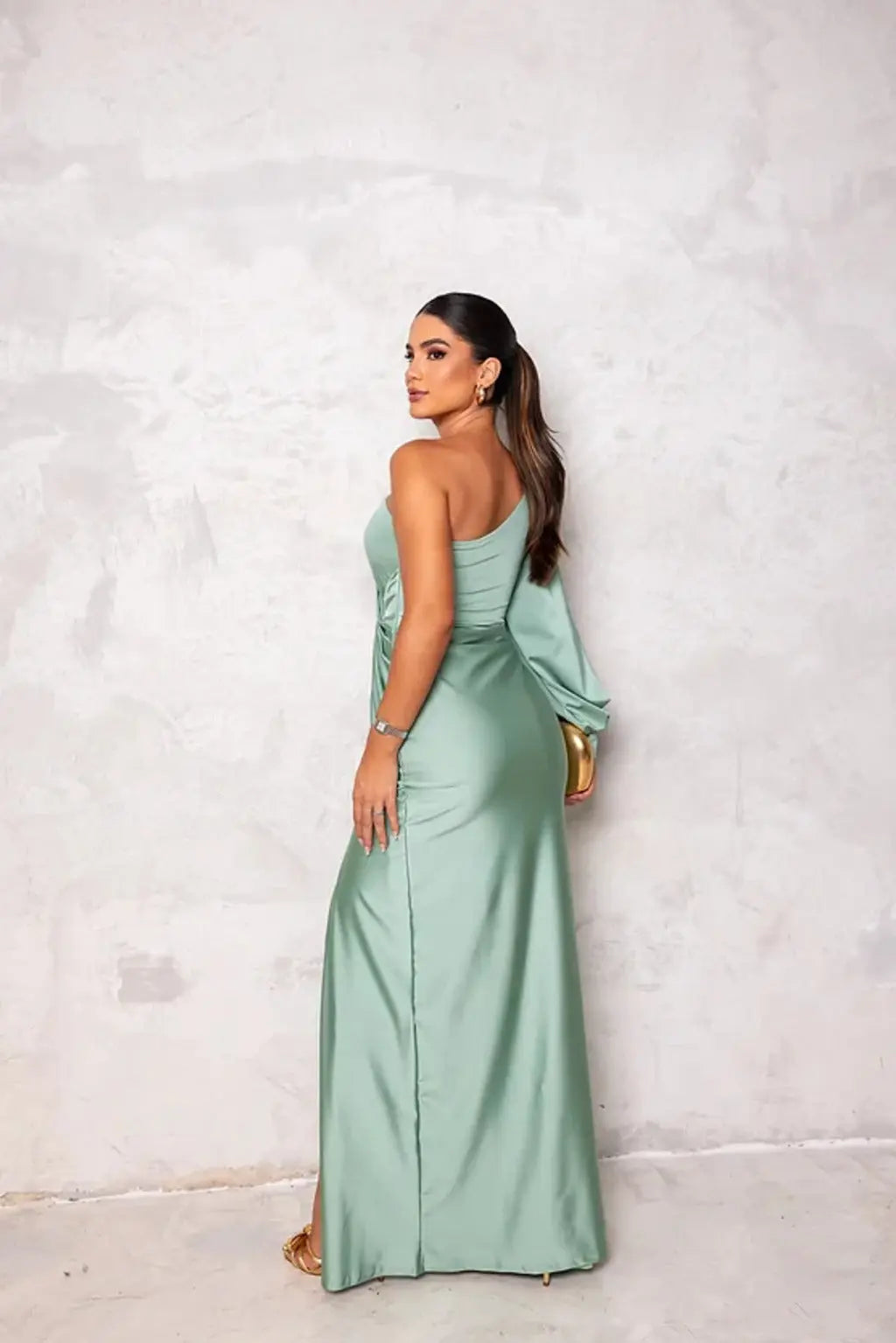 Women Maxi Dress | Ankle Length Silhouette Design Outline
