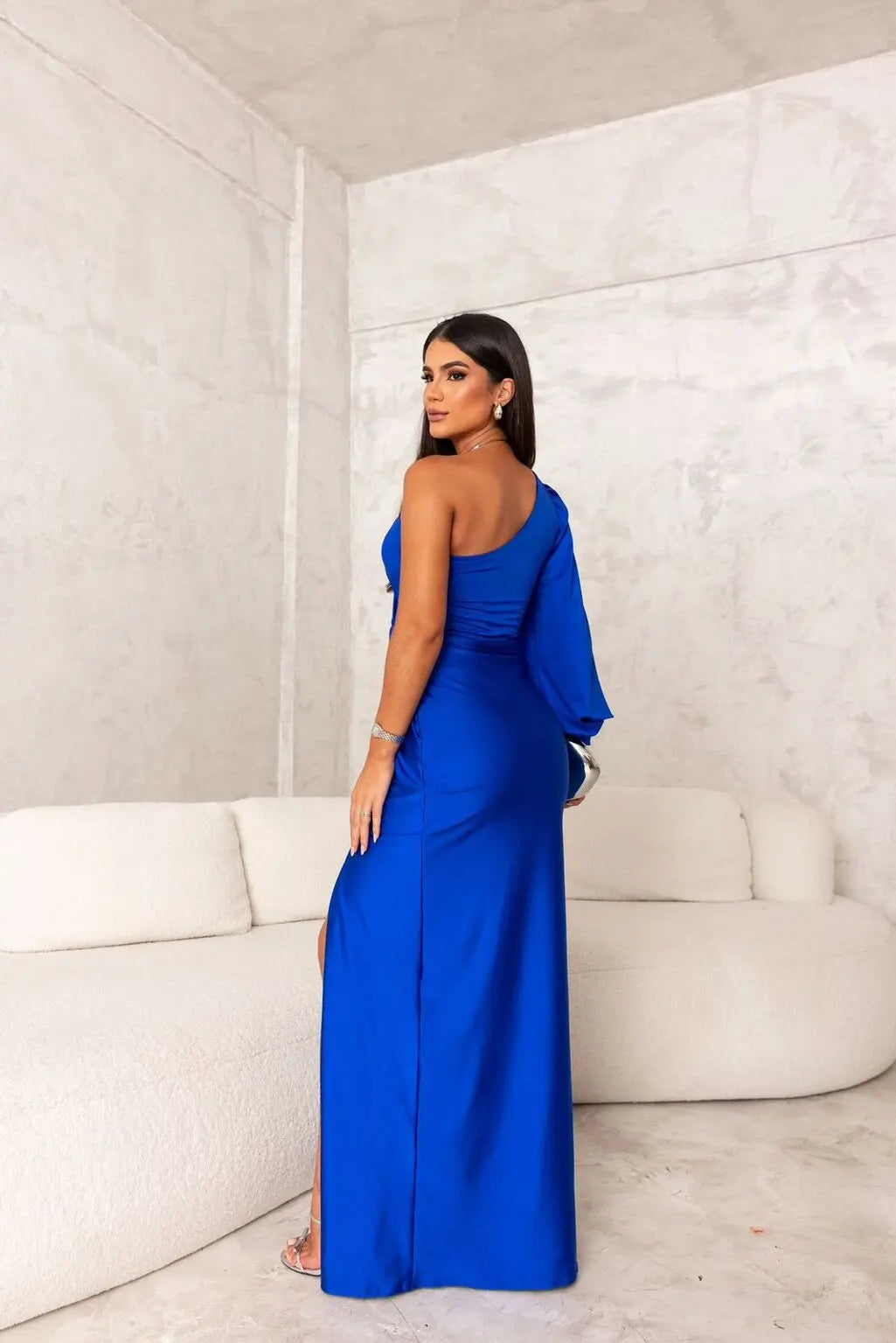 Women Maxi Dress | Ankle Length Silhouette Design Outline