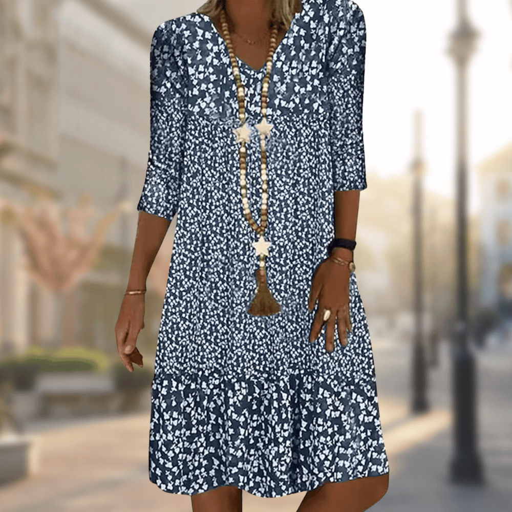 Women Dress | Short Sleeve Loose Fit