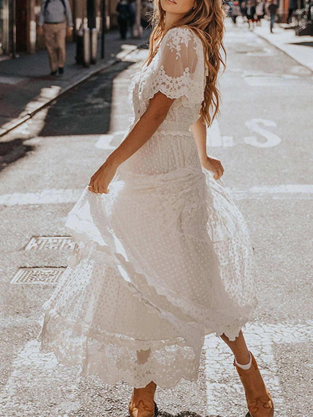 Women Maxi Dress | Pleated Sequin Design