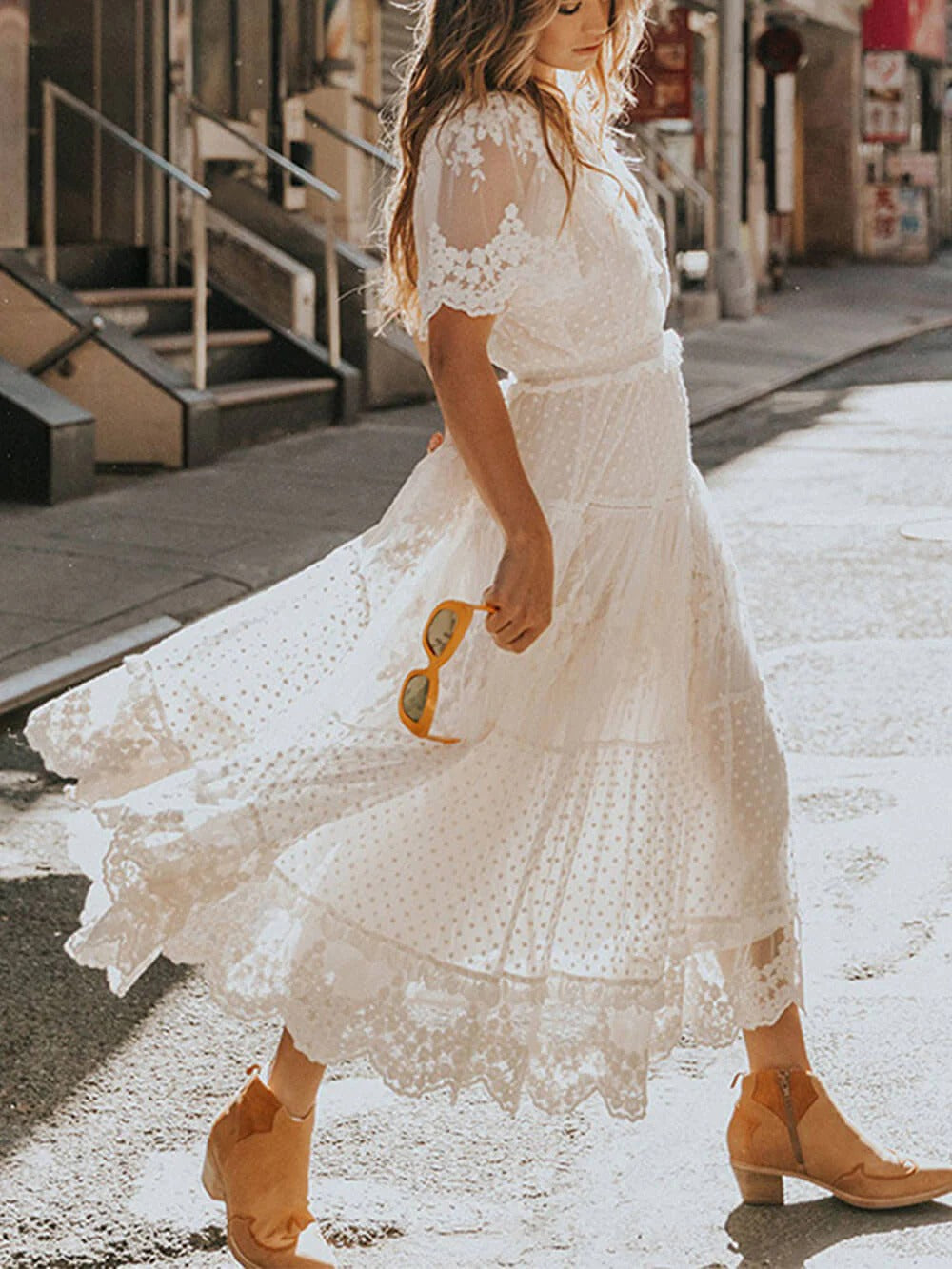 Women Maxi Dress | Pleated Sequin Design