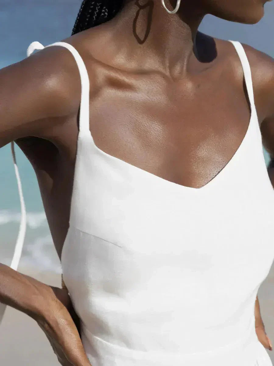 Women Midi Dress | Bow Tie Detail Design
