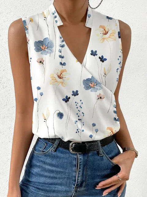 Women Summer Top | V-Neck Design