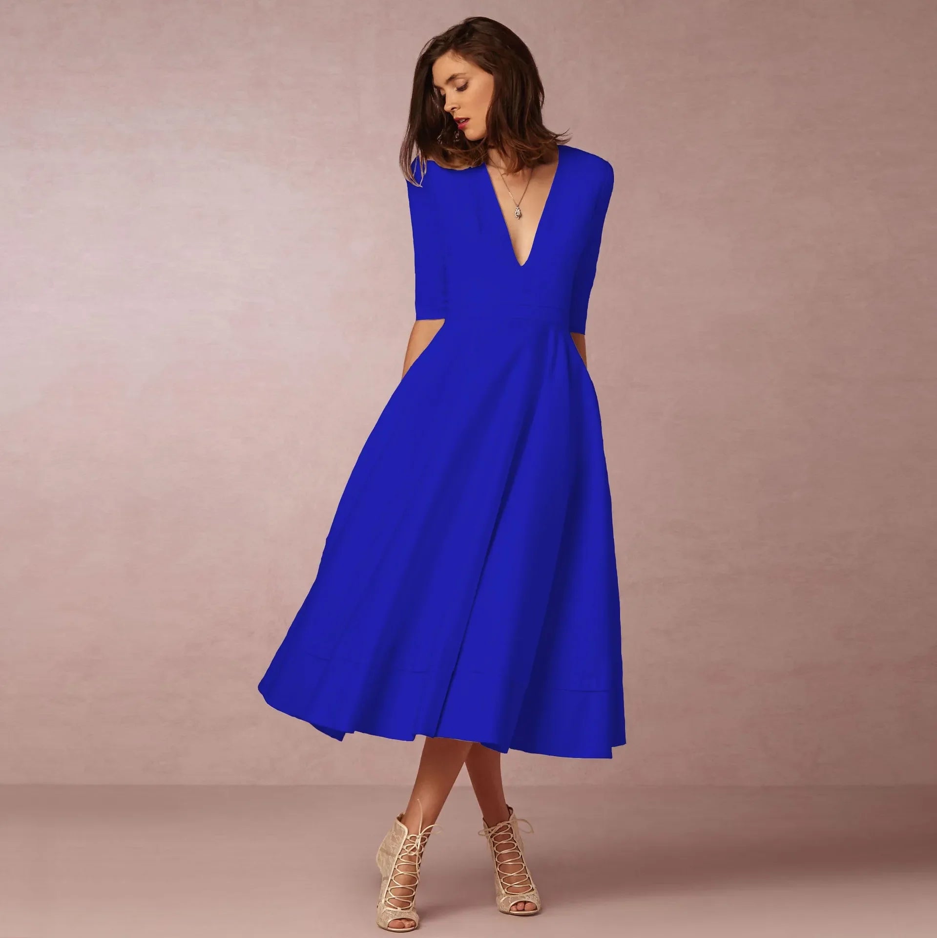 Women Midi Dress | Relaxed Fit