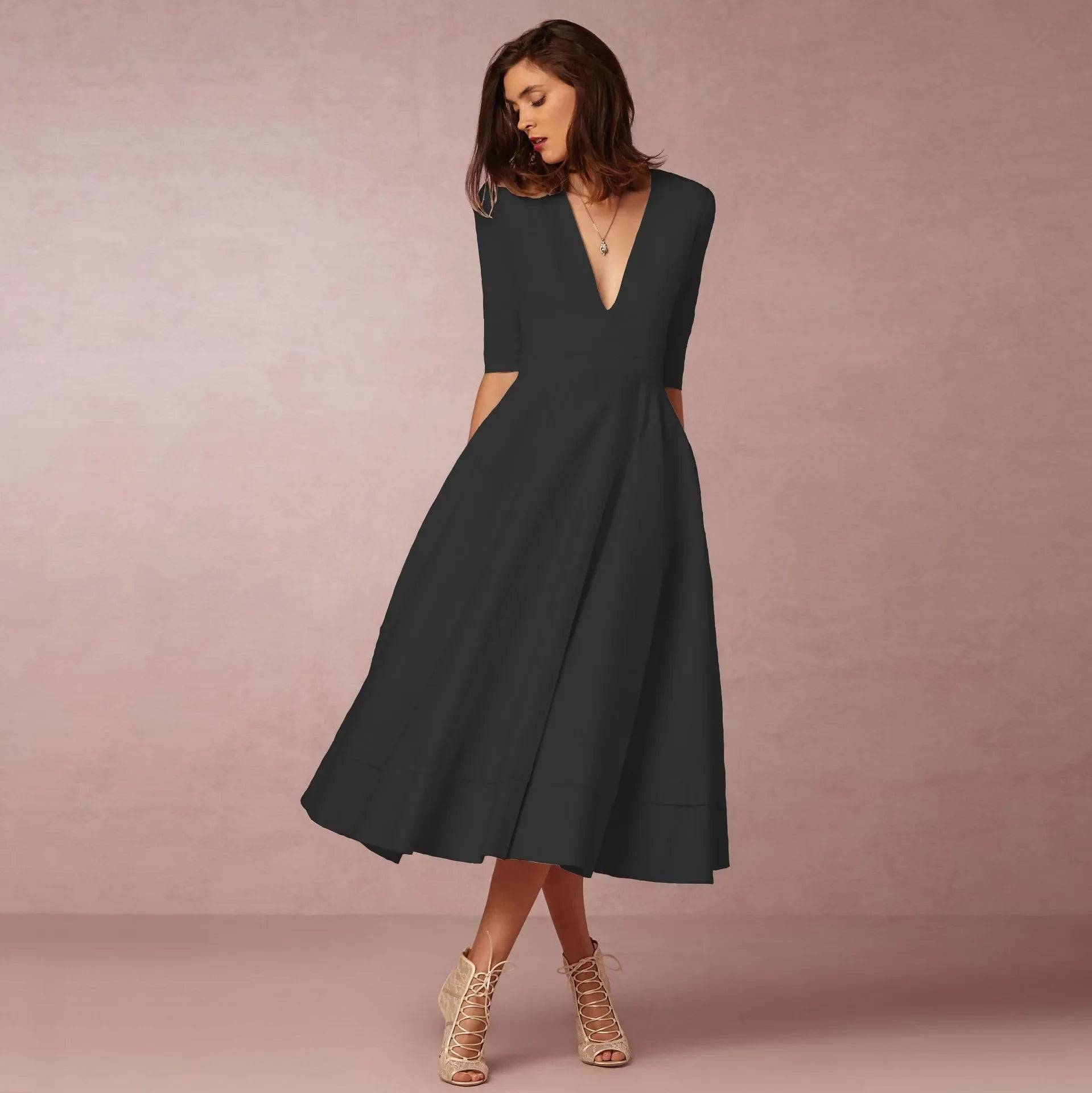 Women Midi Dress | Relaxed Fit