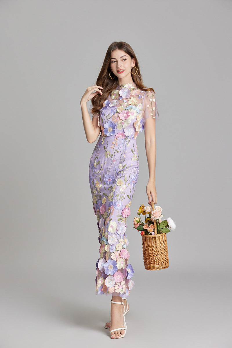 Women Dress | Sleeveless Maxi Length Full Coverage Garment Cut