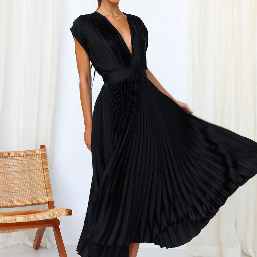 Women Dress | Sleeveless V-neck Design