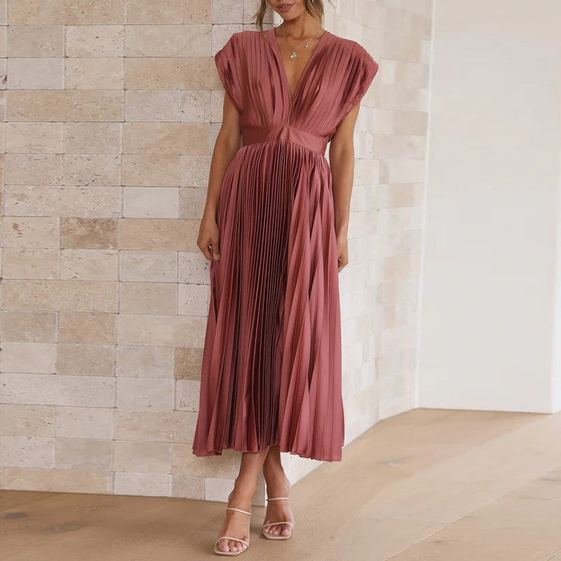 Women Dress | Sleeveless V-neck Design