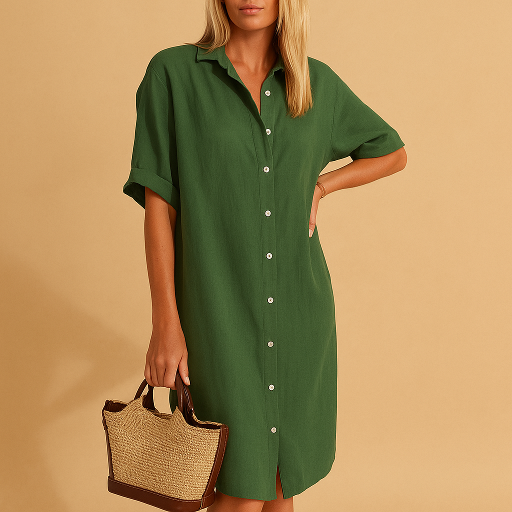 Women Long Shirt Dress | Loose Fit Design