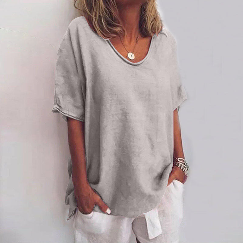 Women Top | Short Sleeve Loose Fit