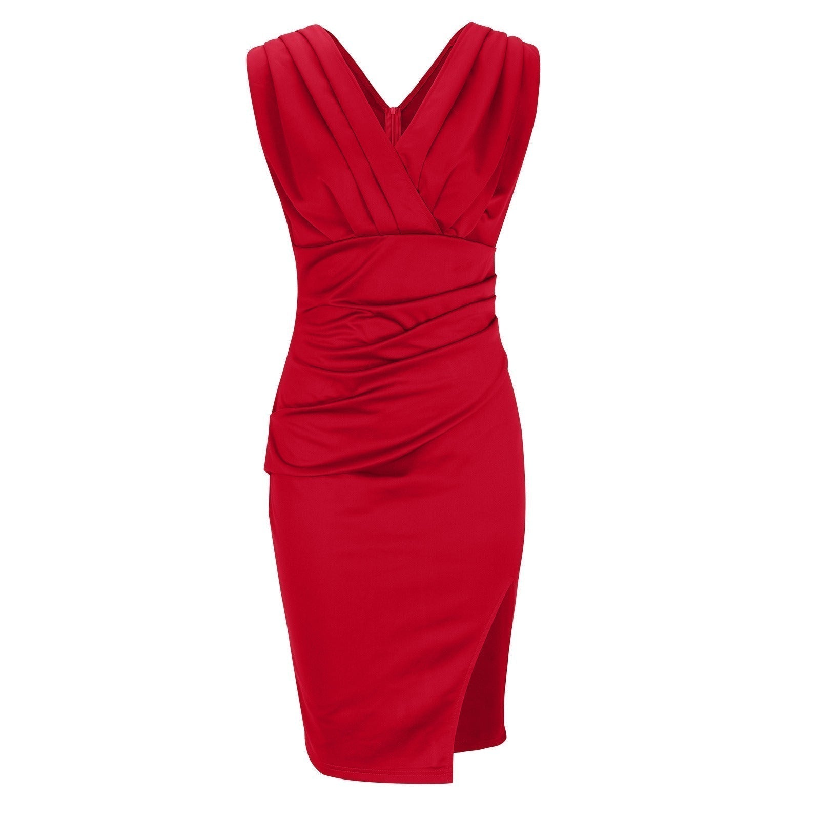 Women Ball Gown Dress | V-Neck Mini Length Silhouette Design