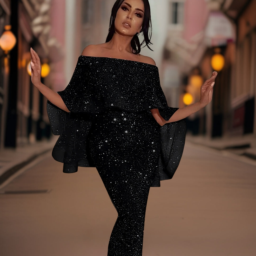Women Dress | Off-Shoulder Full Length Design