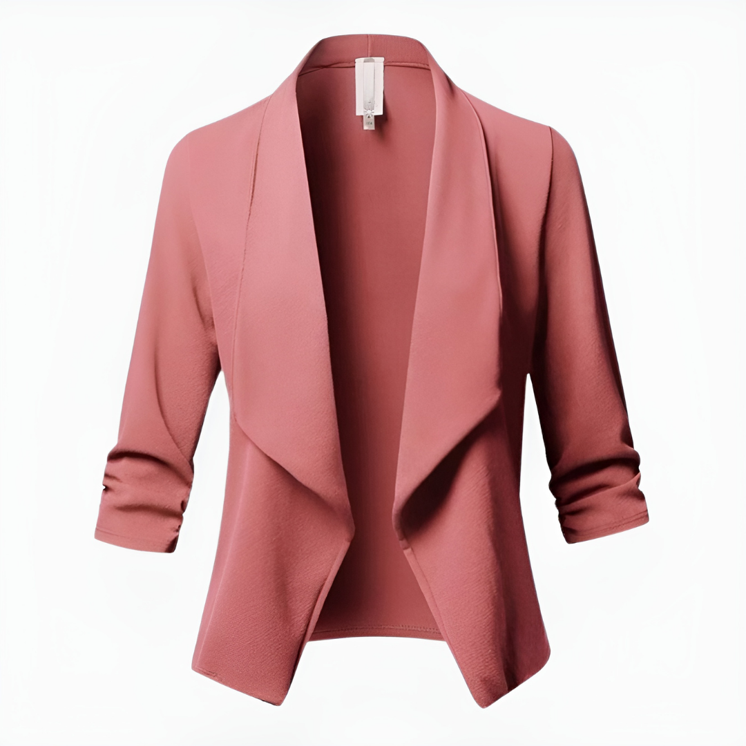 Women Blazer | Long Sleeve Slim Cut Silhouette Design Detail