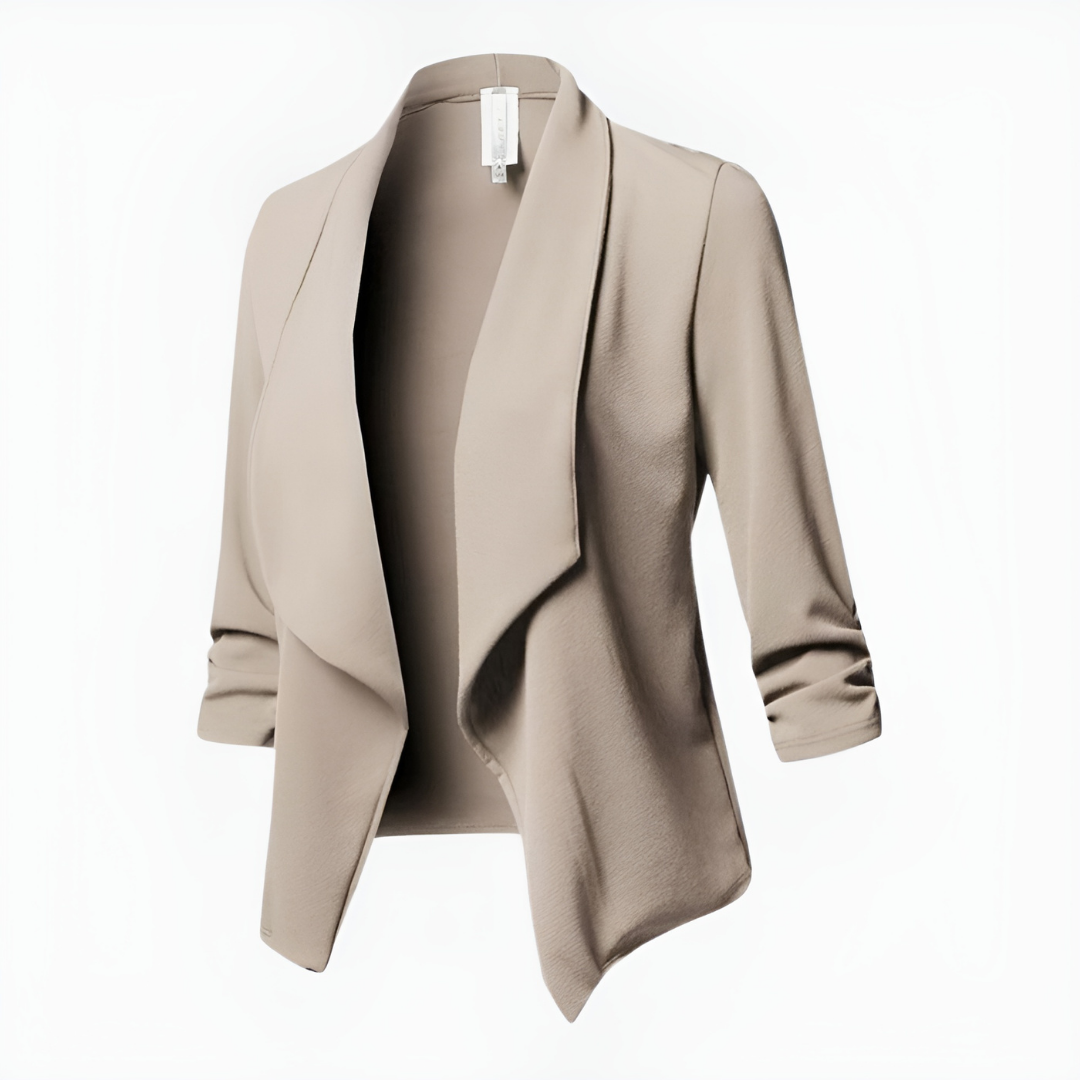 Women Blazer | Long Sleeve Slim Cut Silhouette Design Detail