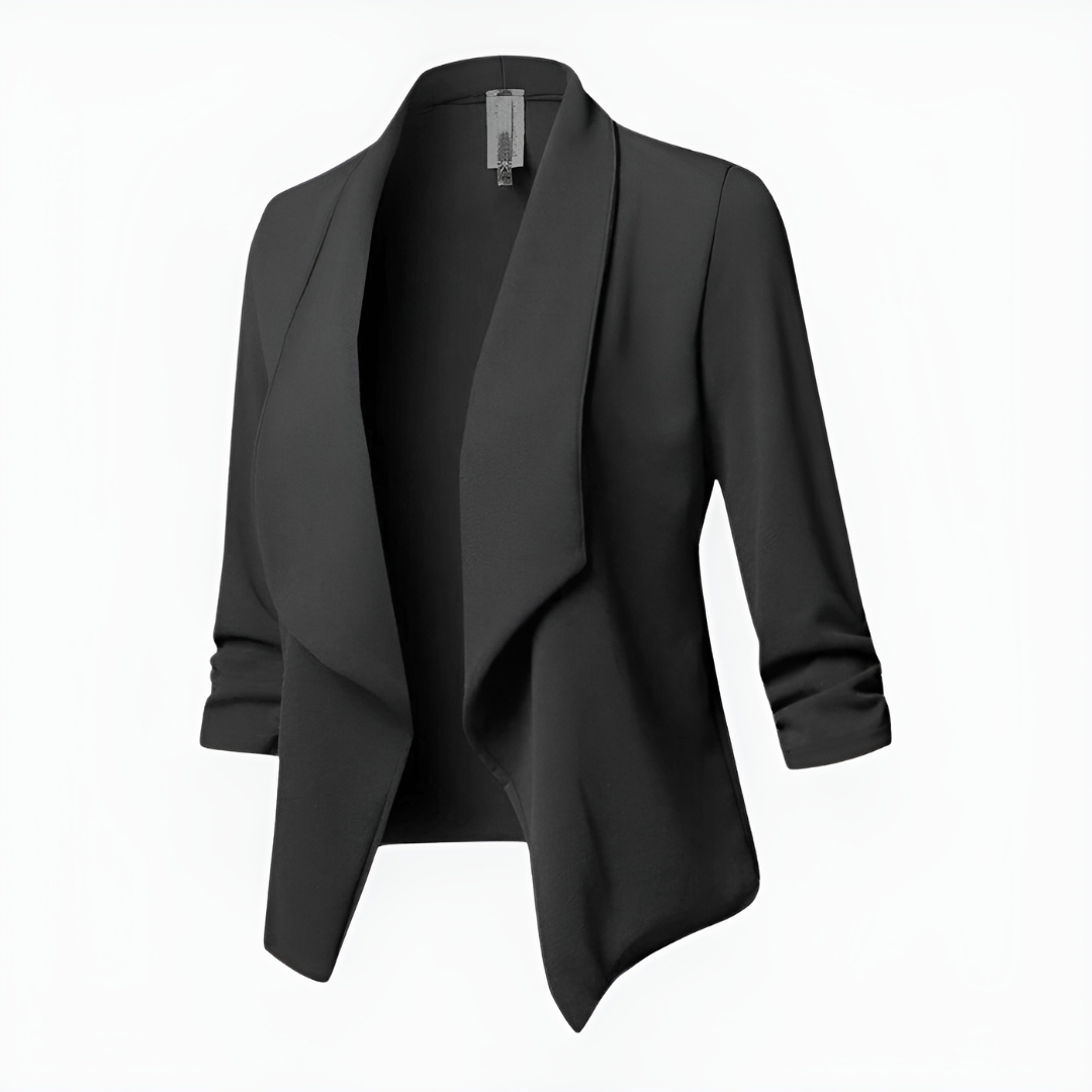Women Blazer | Long Sleeve Slim Cut Silhouette Design Detail