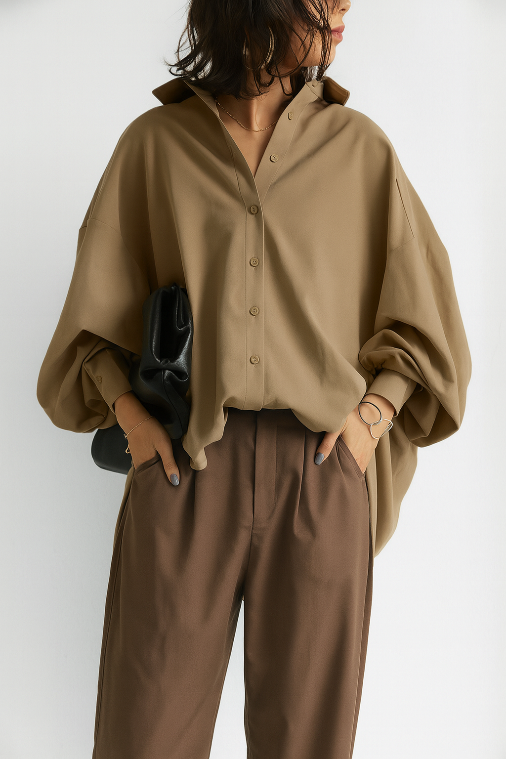 Women Blouse | Oversized Fit Loose Silhouette