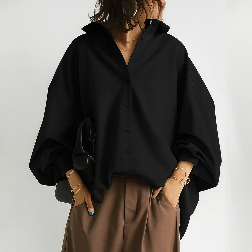Women Blouse | Oversized Fit Loose Silhouette