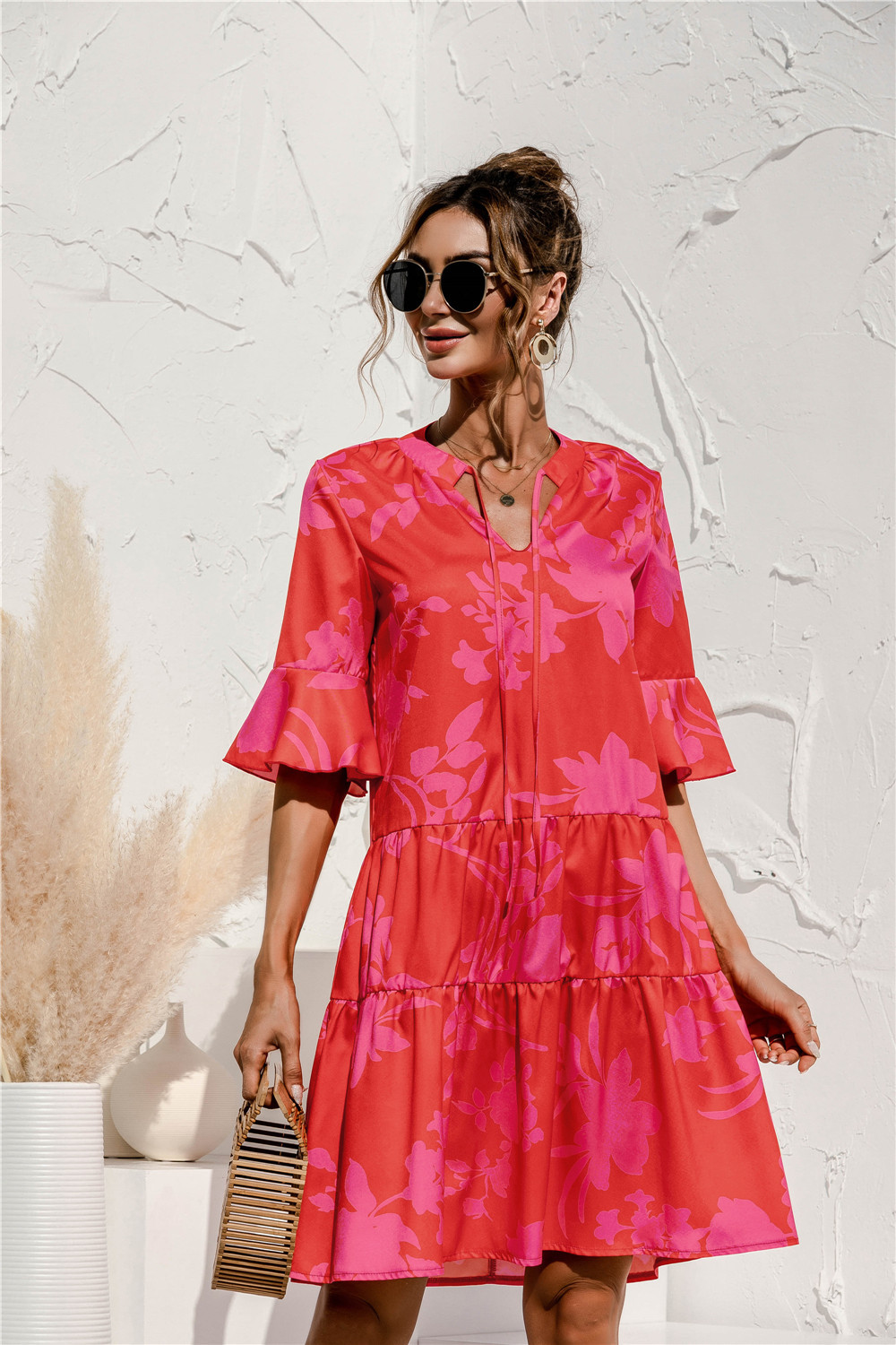 Women Dress | Low-Waisted Mini Length Silhouette Structure
