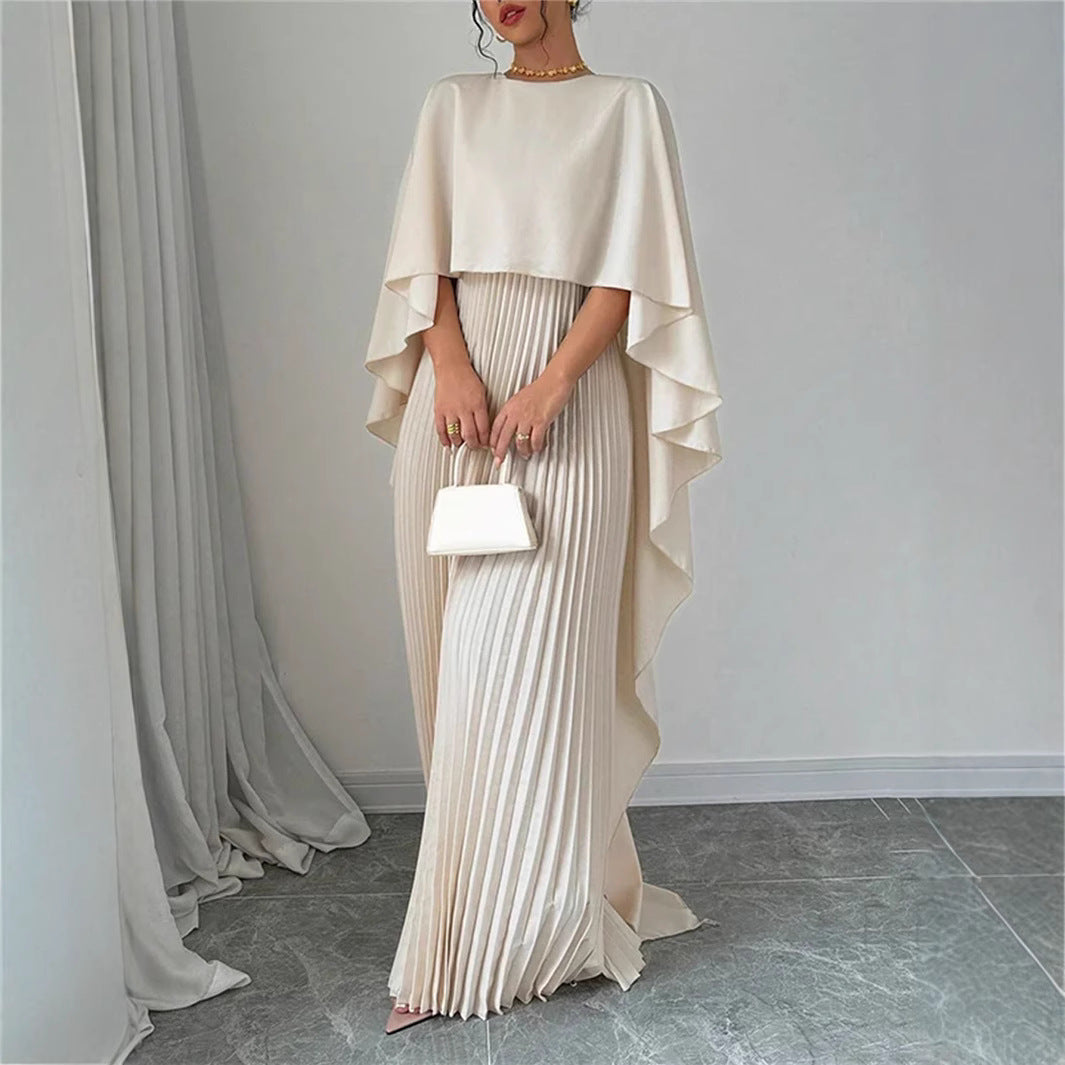 Women Dress | High Neck Loose Fit Maxi Length