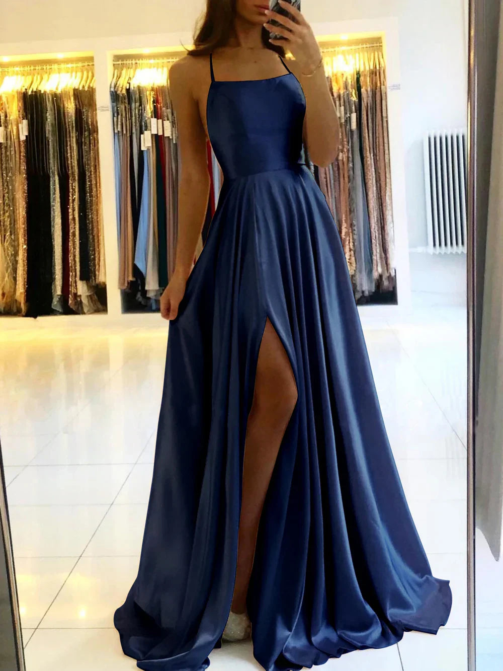 Women Ball Gown | Maxi Length With High Slit
