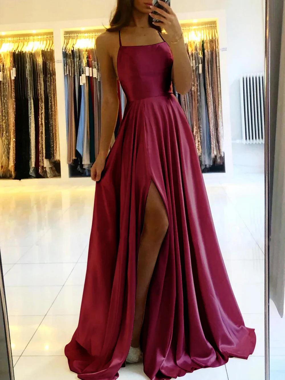 Women Ball Gown | Maxi Length With High Slit