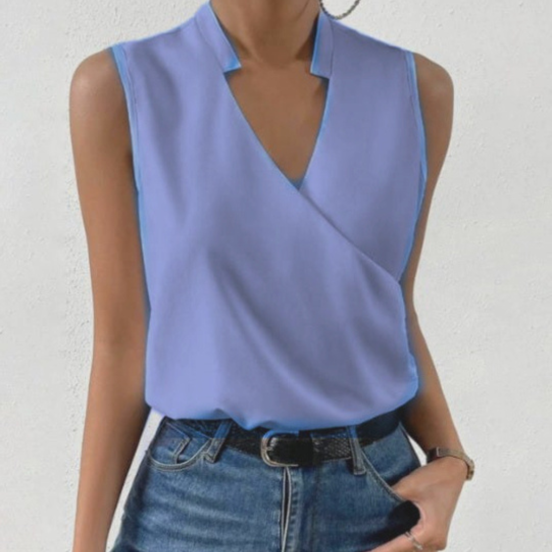 Women Summer Top | V-Neck Design