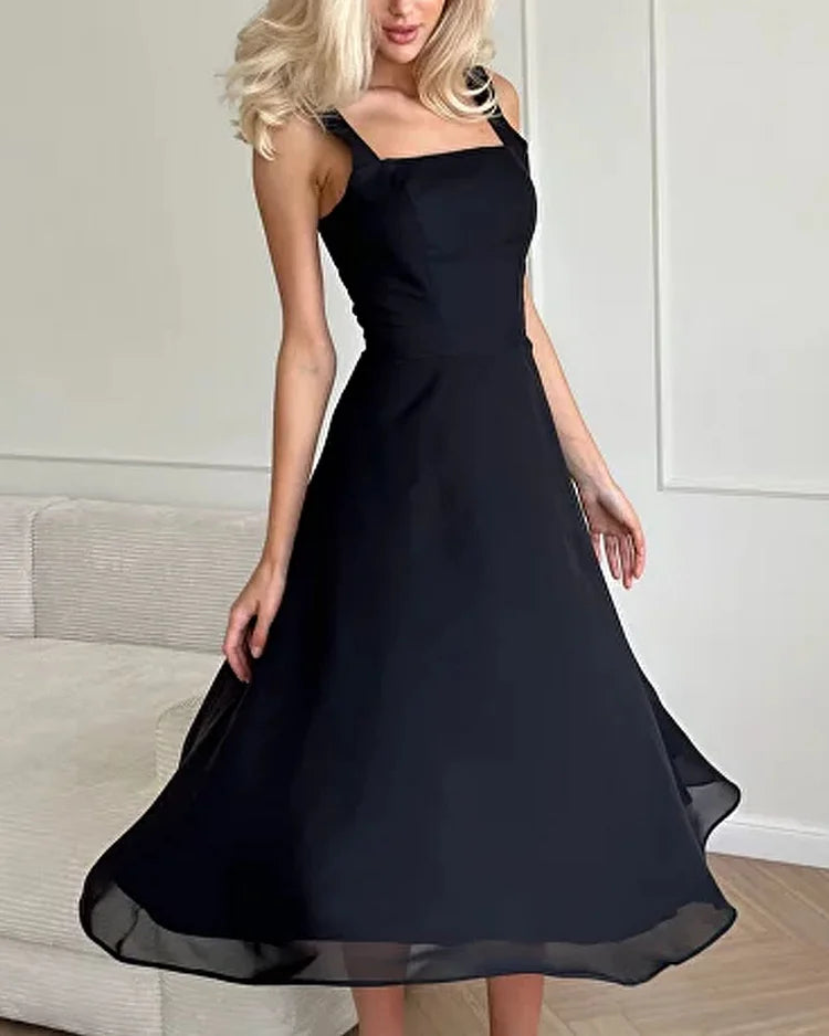 Women Dress | Square Neckline Casual Wear