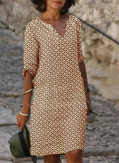 Women Dress | Loose Fit Short Sleeve Design