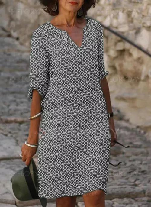 Women Dress | Loose Fit Short Sleeve Design