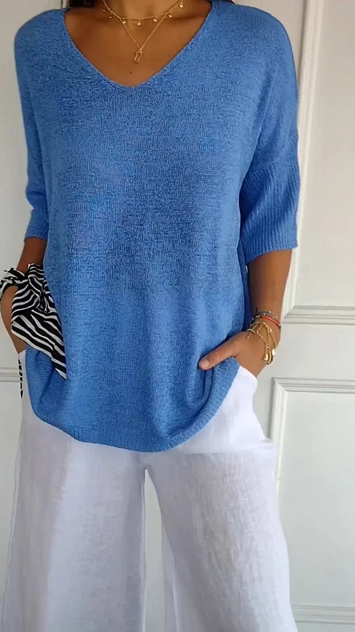 Women Top | V-Neck Relaxed Fit