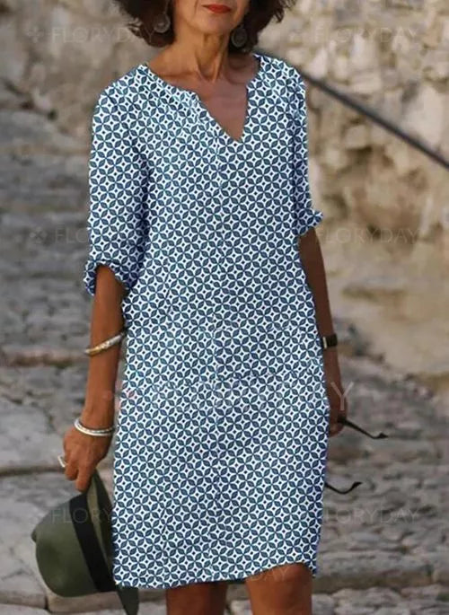 Women Dress | Loose Fit Short Sleeve Design