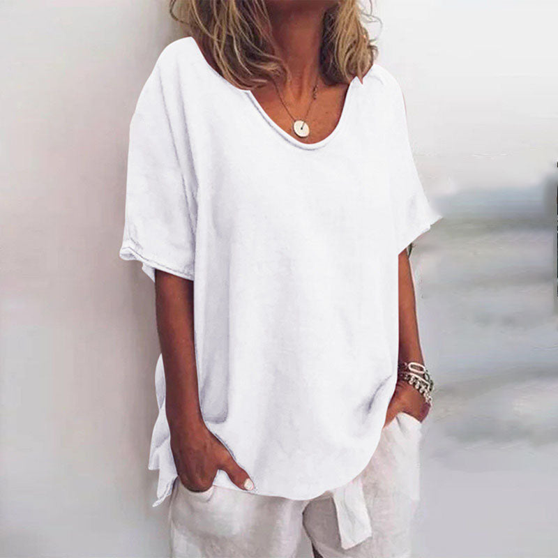 Women Top | Short Sleeve Loose Fit
